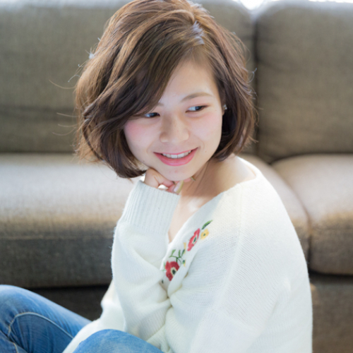 カット＋おしゃれカラー(白髪染めok)　※光色イルミナカラー＋￥3,300