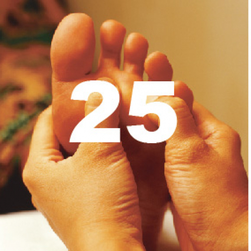 【直前でもっとも予約の取りやすい】台湾式足つぼ健康法25分 <スタッフ指名不可>